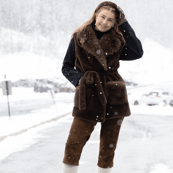 Noma Astrid vest brun 